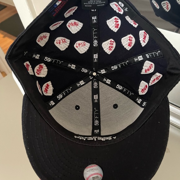 Brand New, New Era 5950, A Rare Spike Lee Joint x NY Yankee, All-Over, 8 1/8 - Picture 2 of 5